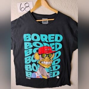 Rock The Bells Bored Ape Yacht Club T Shirt Black Men's Size 2XL Short Sleeve